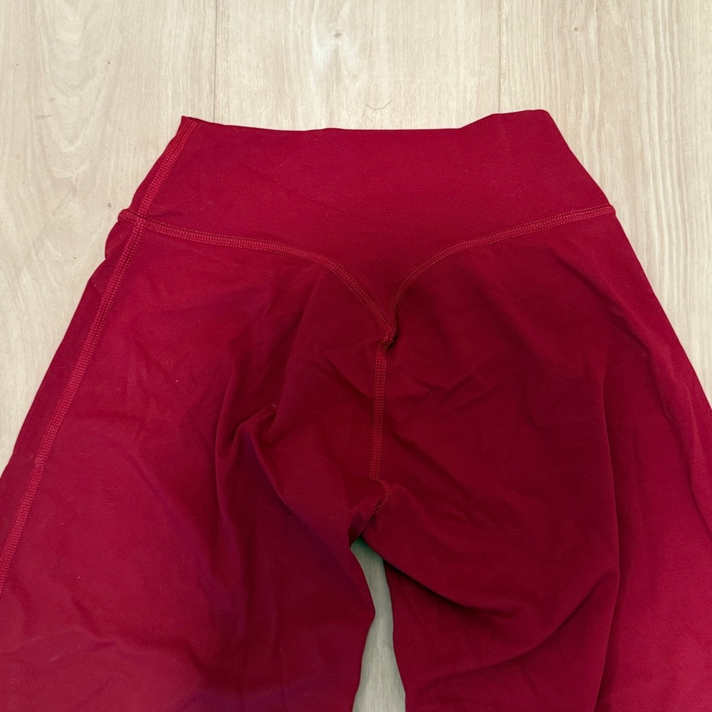 Red Wide-Leg Pants - Picture 4 of 5